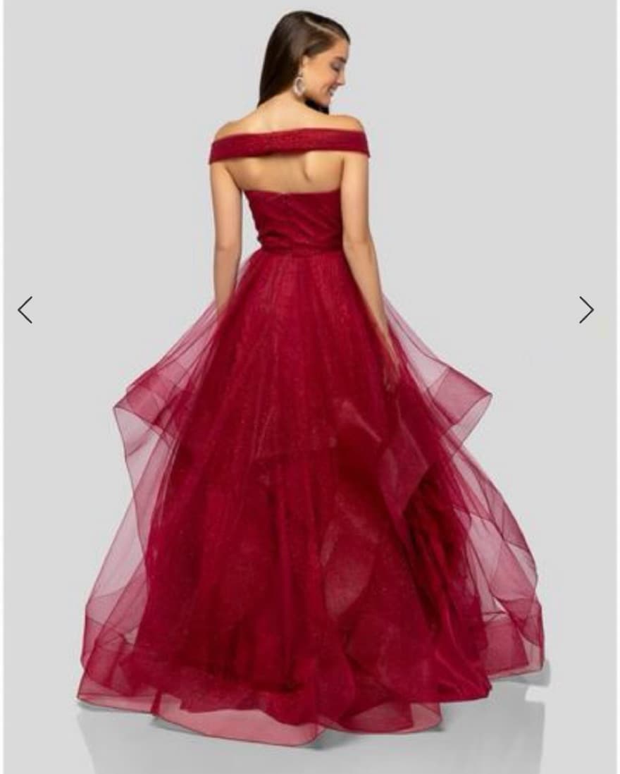 Red Terani Couture Ball Gown - Image 2