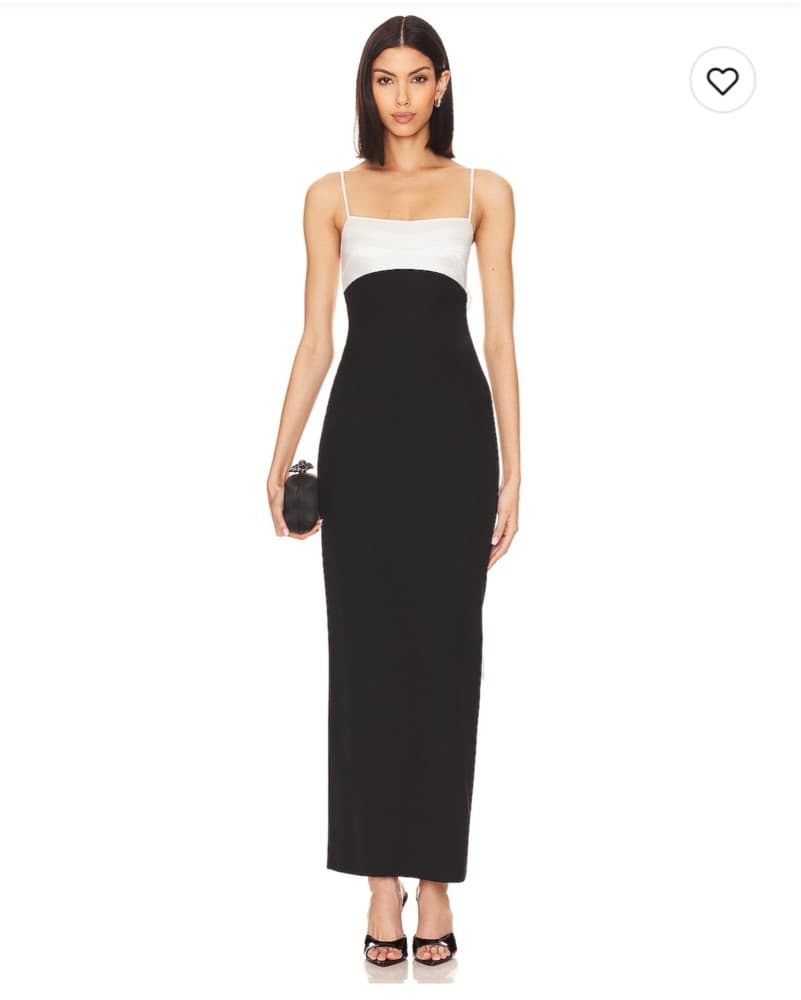 Majorelle Avori Gown In B&W - Image 2