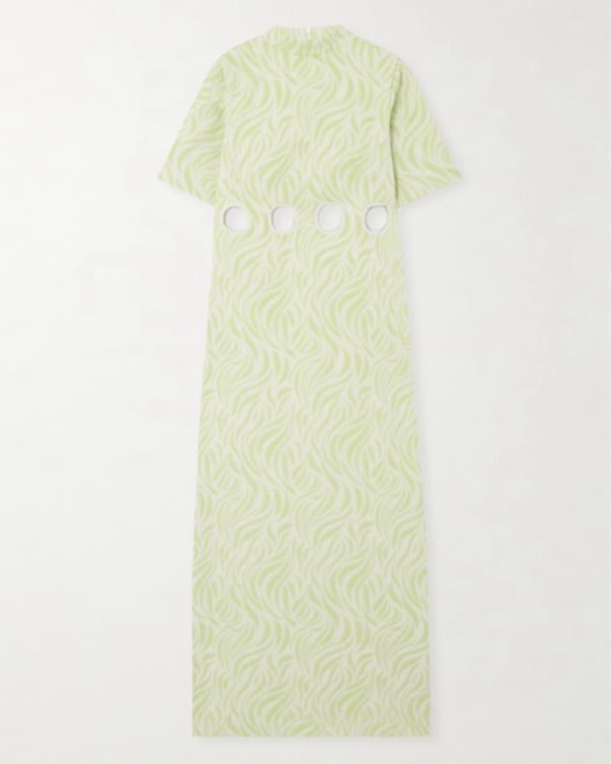 Destree Green Cutout Dress - Image 2