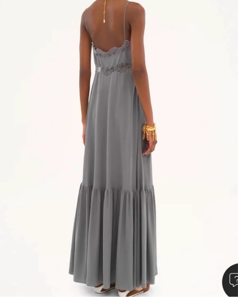 Chloe Crepe De Chine Dress - Image 4