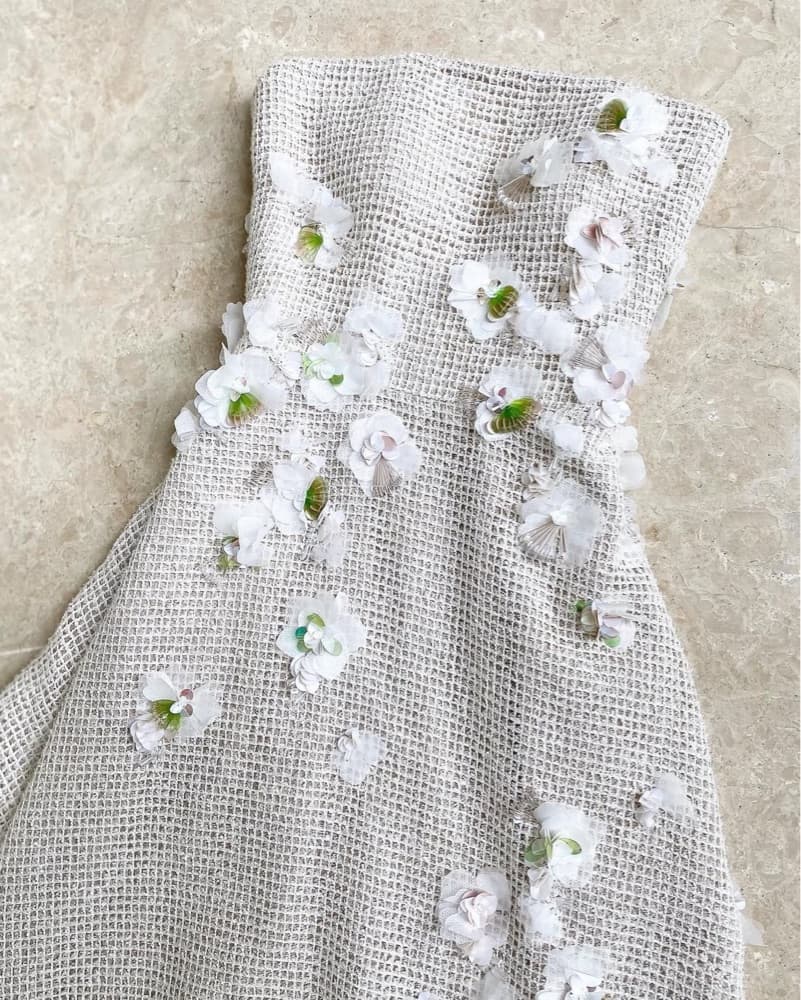 $2.8K Custom Engagement Dress Midi - Image 3
