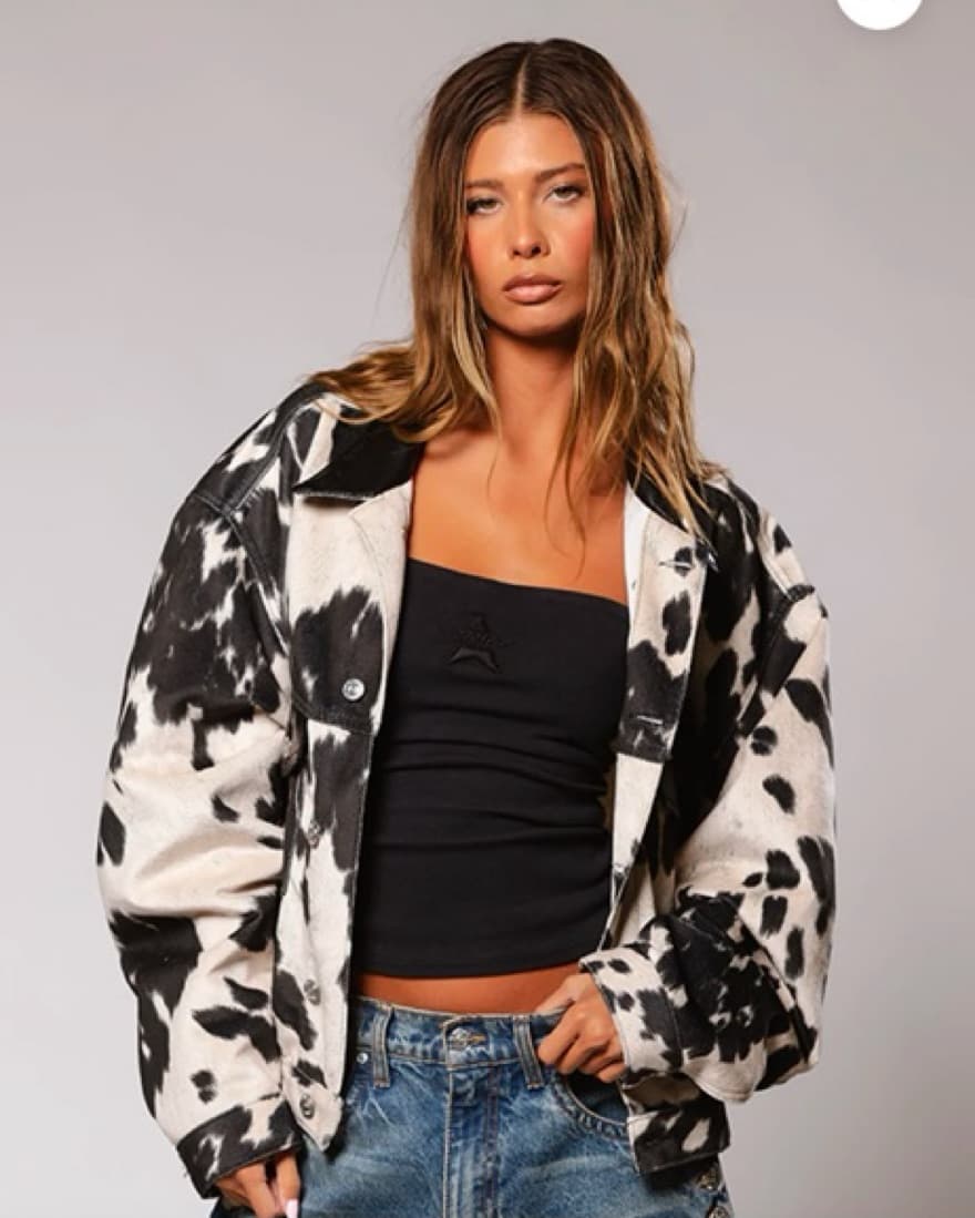 Revice Cow Print Jacket - Image 4