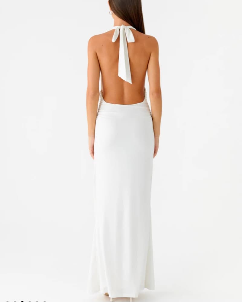 White Formal Dress - Image 2