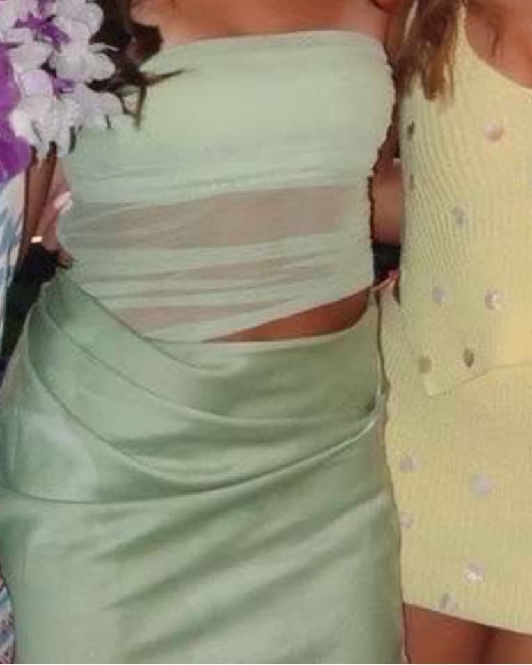 Hello Molly Sage Green Mini Dress - Image 3
