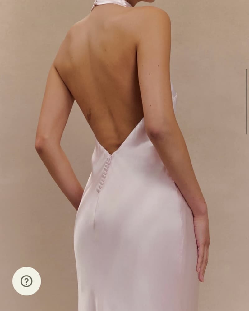 Esther Iridescent Satin Cowl Maxi Dress - Image 3