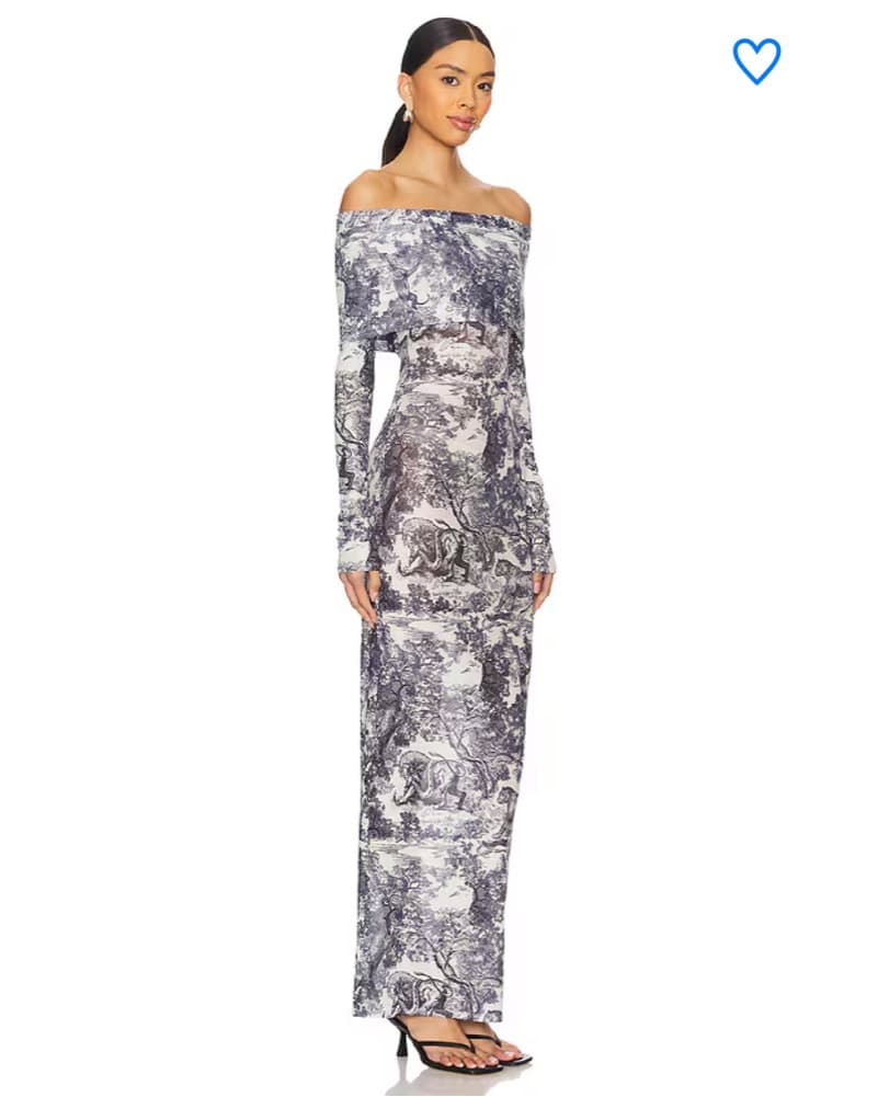 Superdown Off The Shoulder Dress - Image 1