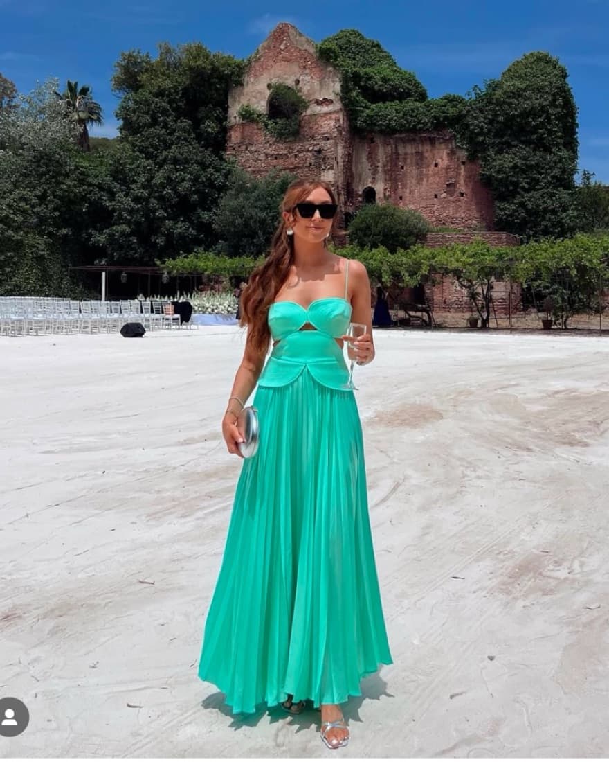 Acler Mint Green Atholton Midi Dress  - Image 1