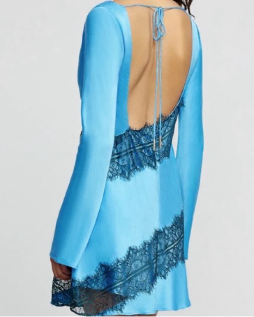 Significant Other Blue Mini Dress - Image 4