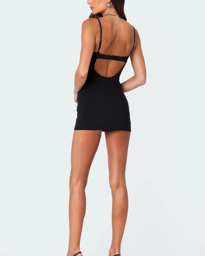 Edikted Built In Shorts Romper - Image 3