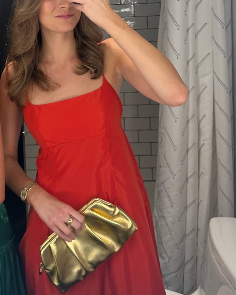 Staud Red Florence Gown - Image 3