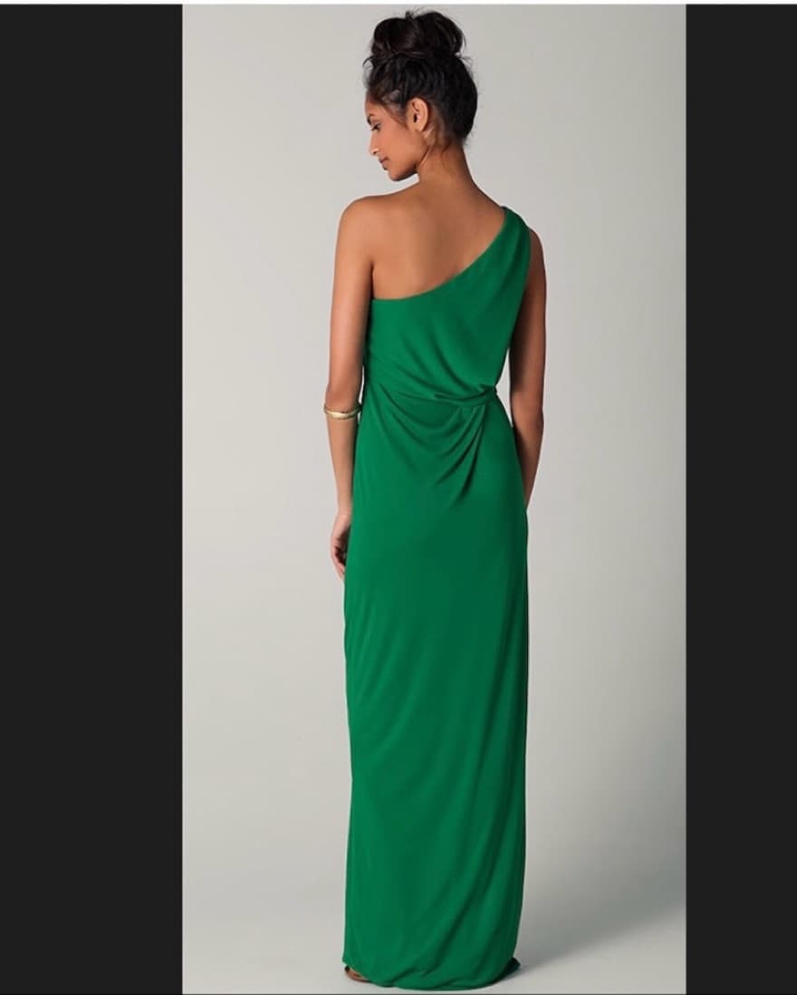 Green BCBG MaxAzria Gown - Image 1