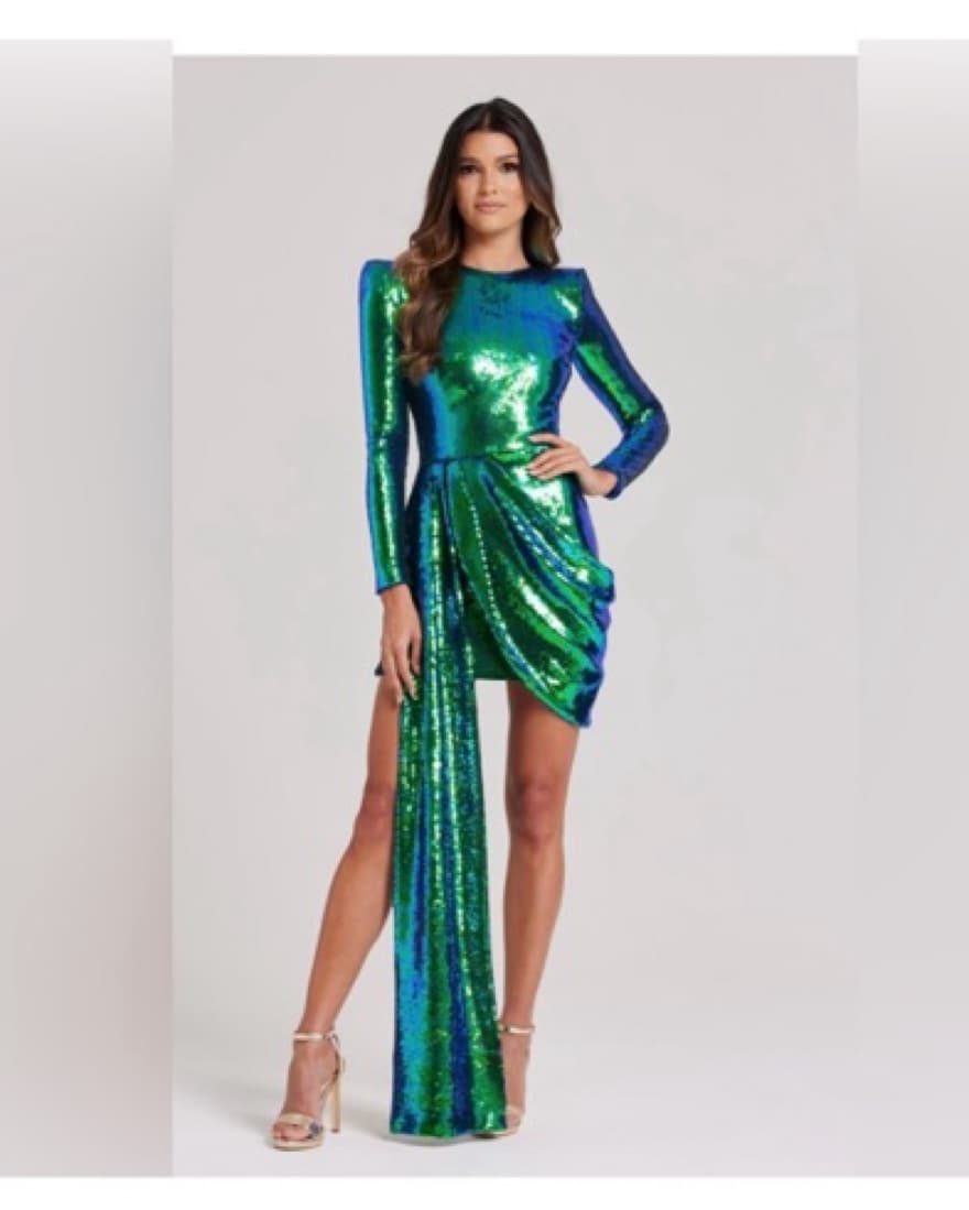 Nadine Merabi Sequin Dress Xs - Image 1