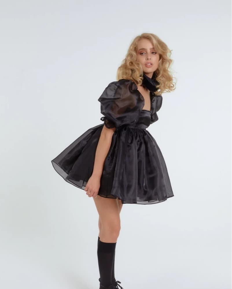 Caviar Puff Dress - Image 2
