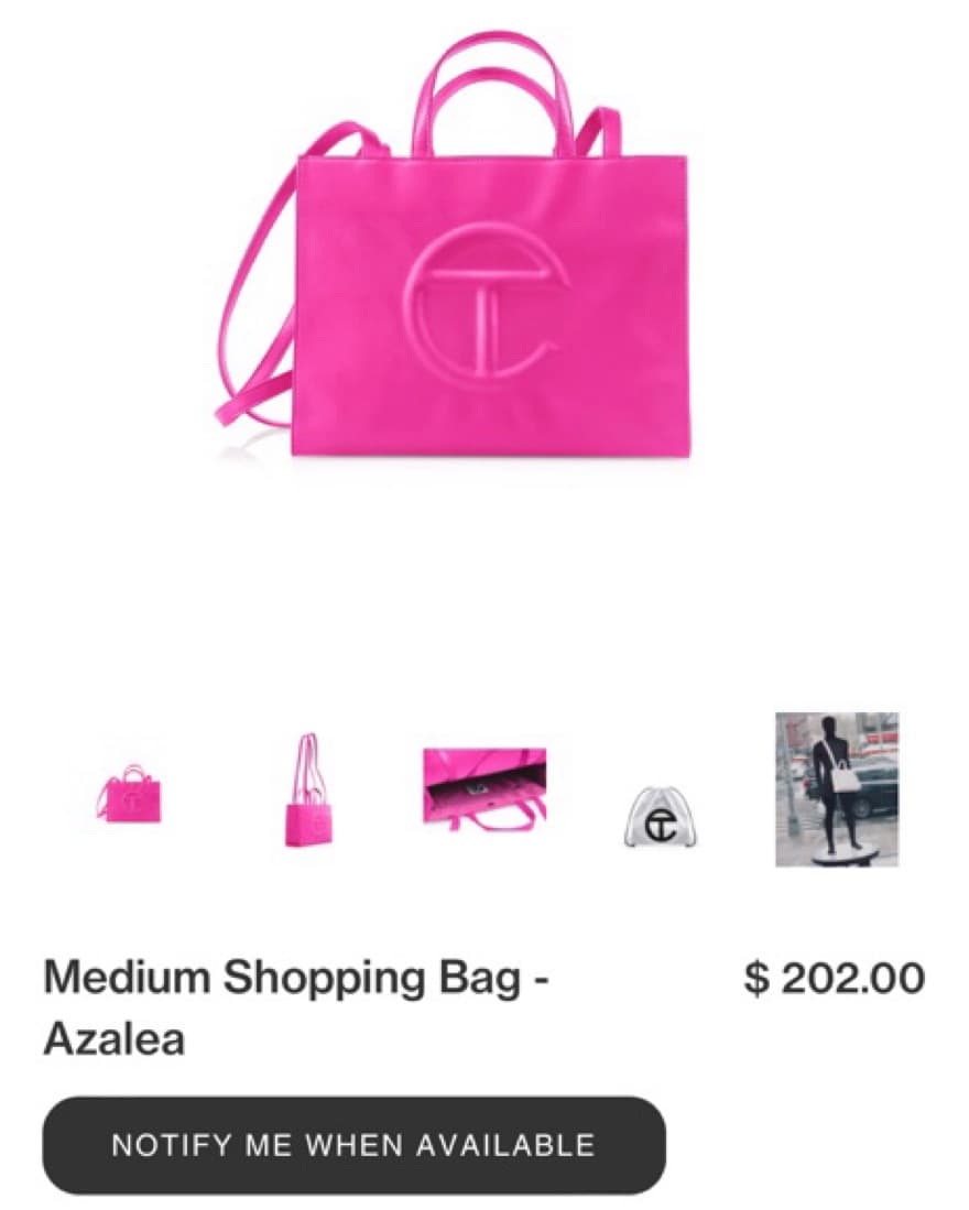 Telfar Shopping Bag - Azalea Medium - Image 2