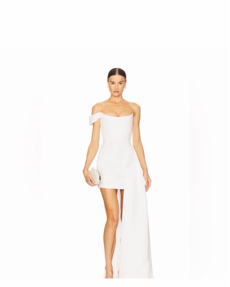 Sau Lee Elegant One Shoulder Dress  - Image 2