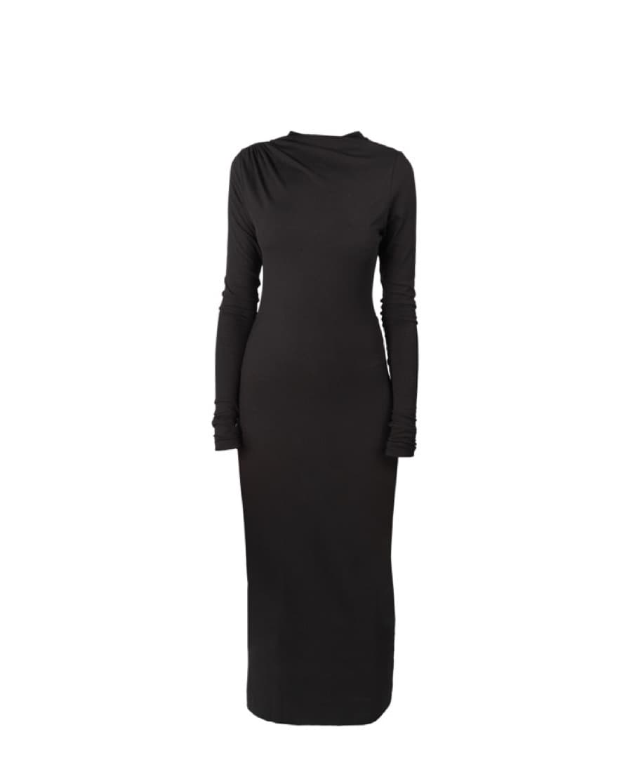 BEDI Backless Black Maxi Dress - Image 3
