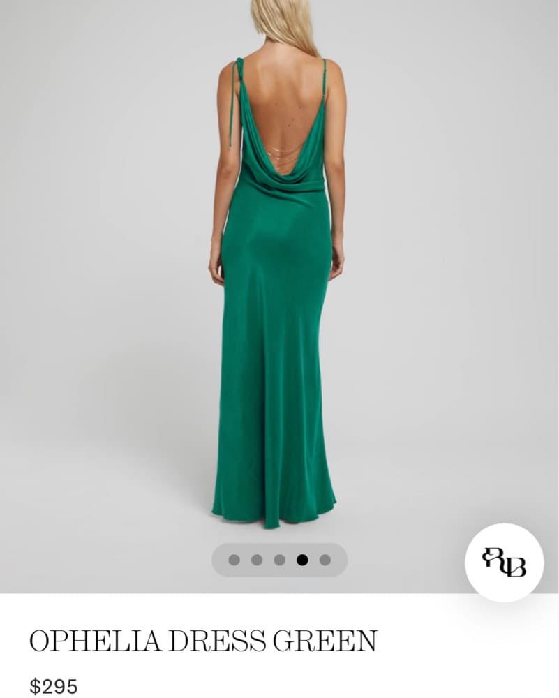 Green Rat & Boa Dress - Image 2