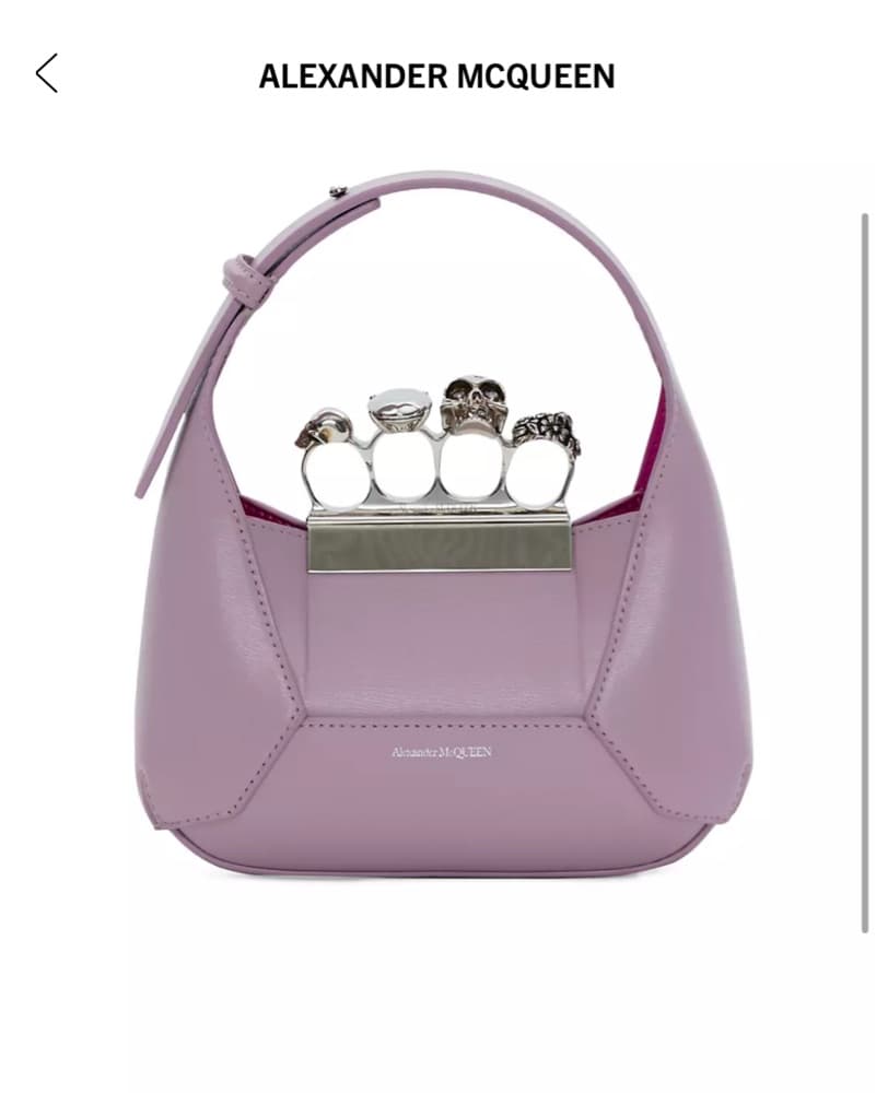 Alexenader mqceen lilac mini Hobo  - Image 1