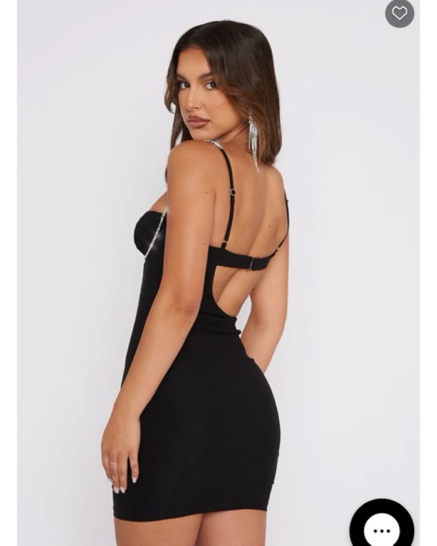 Turn Back Time Mini Dress Black - Image 3