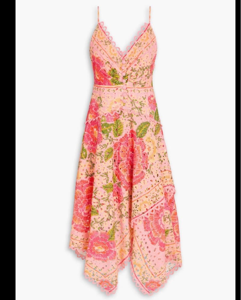 Farm Rio - Blooming Floral Cotton Midi  - Image 1