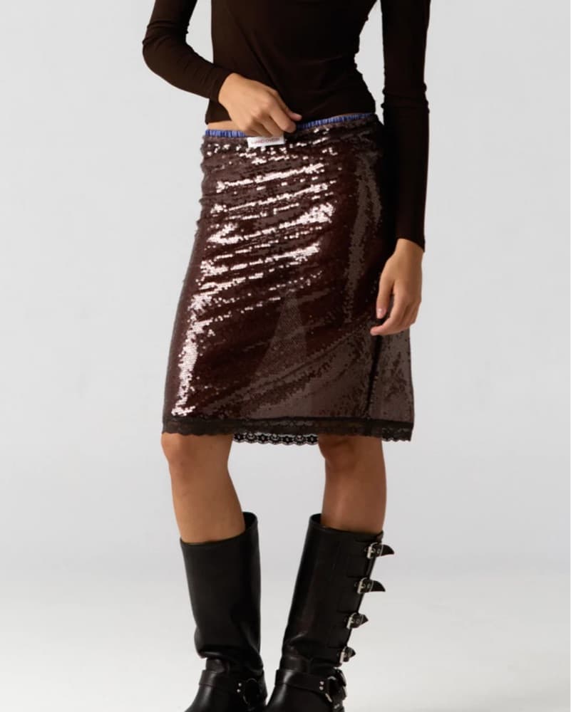 Handover Sequin Midi Skirt - Image 2