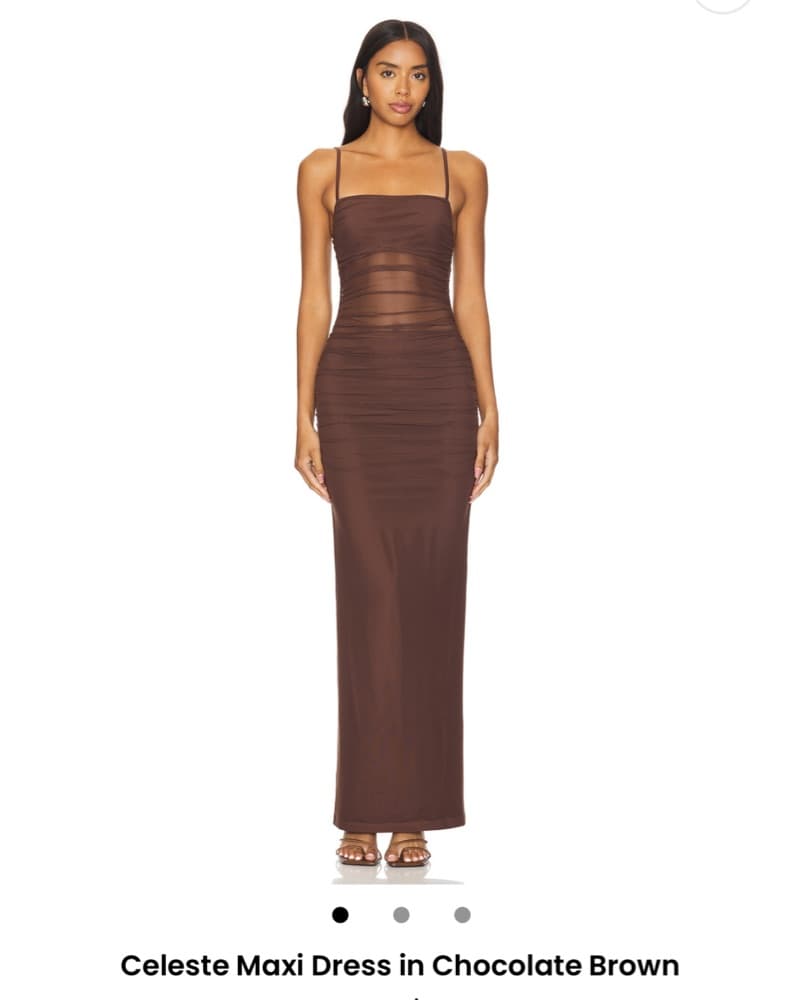 Superdown Brown Dress  - Image 1