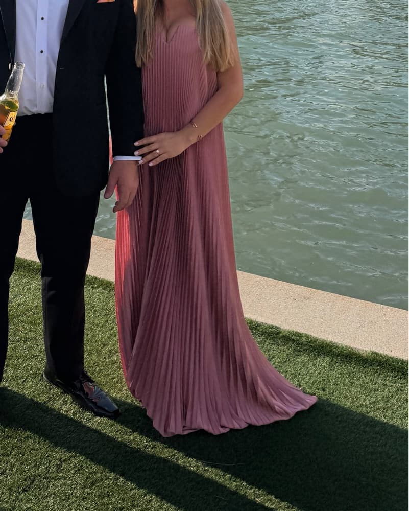 Black Tie Gown in Dusty Rose - Image 2