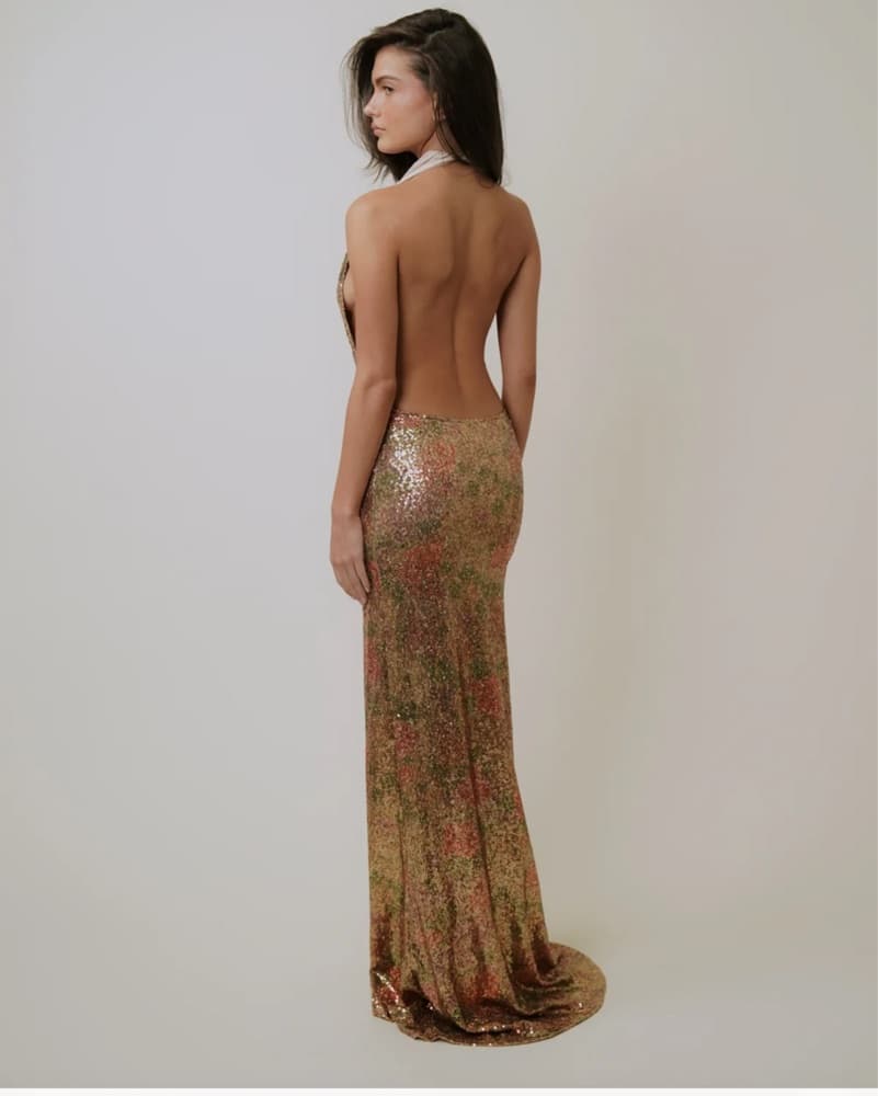 Fait Par Foutch Backless Sequin Dress  - Image 3