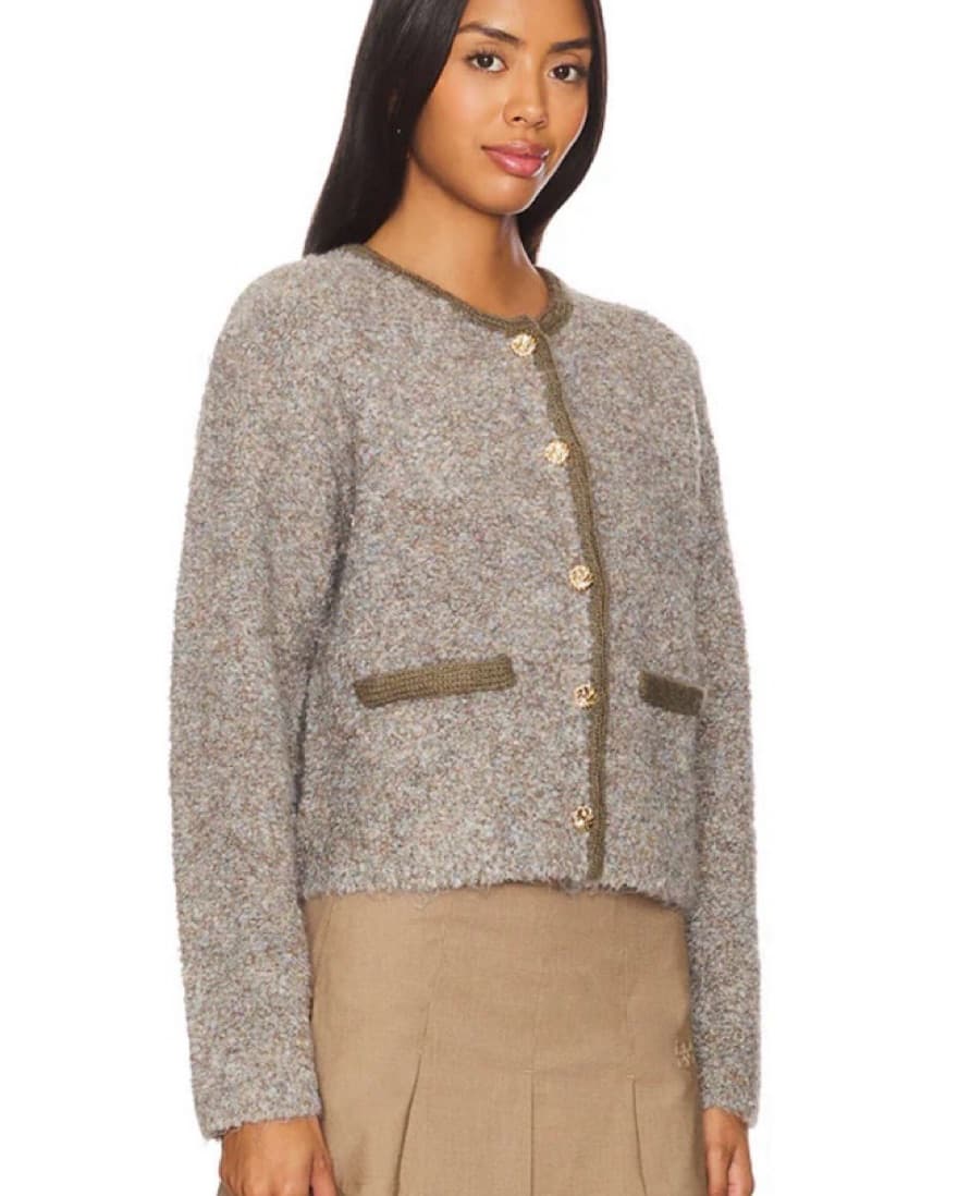 Mayfair Sweater in Grey Multi - Image 2