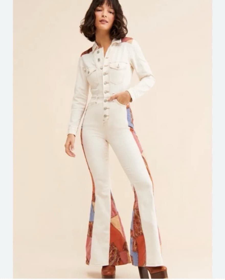 Free People Midas Jumpsuit Large - Image 1