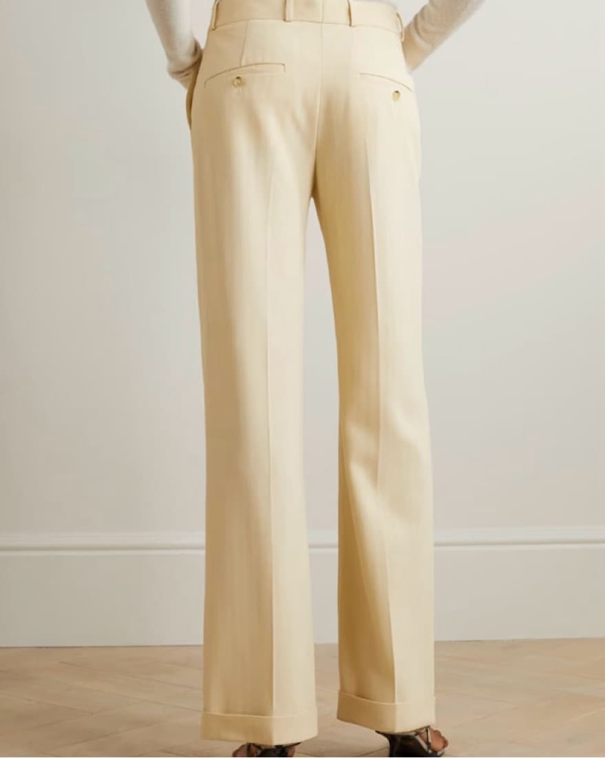 Toteme Herringbone twill straight Pants - Image 2