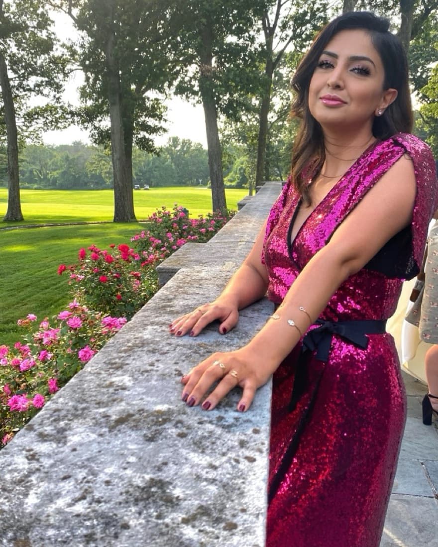 Dazzling Fuchsia Sequin Gown - Image 2