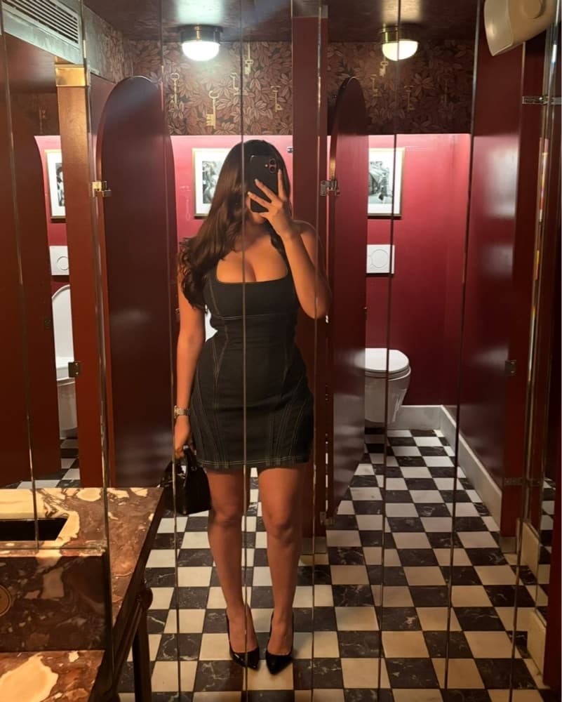 Murci Denim Halter Dress  - Image 1
