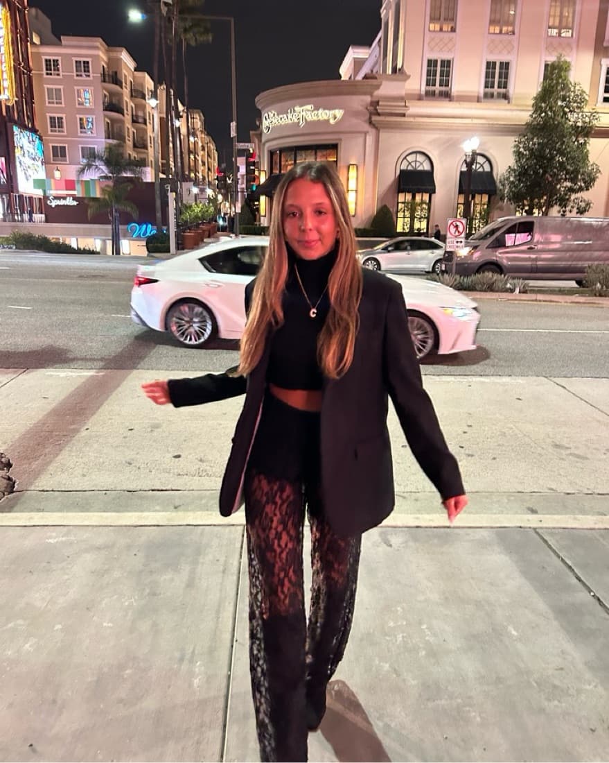 Black Lace Pants  - Image 2