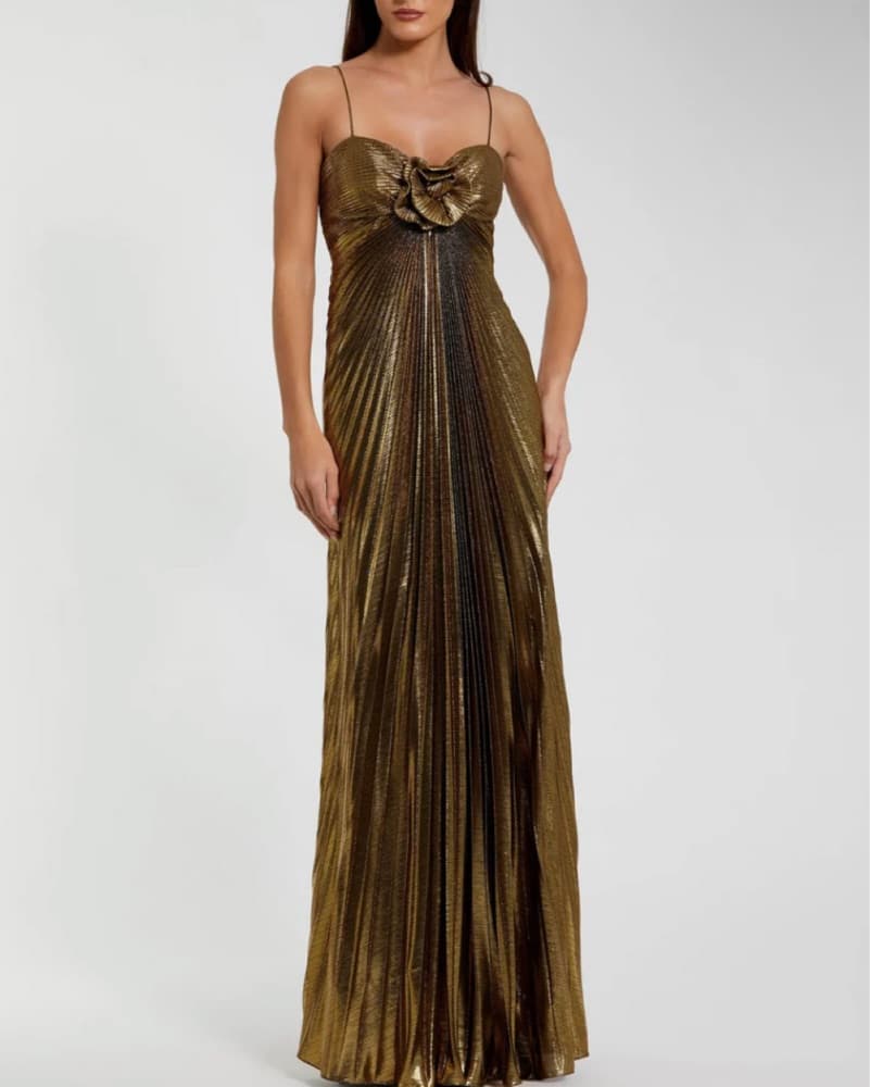 MacDuggal Gold Gown  - Image 1