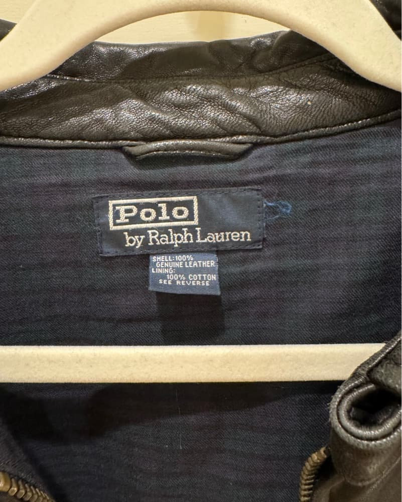 Vintage Ralph Lauren Leather Jacket - Image 5