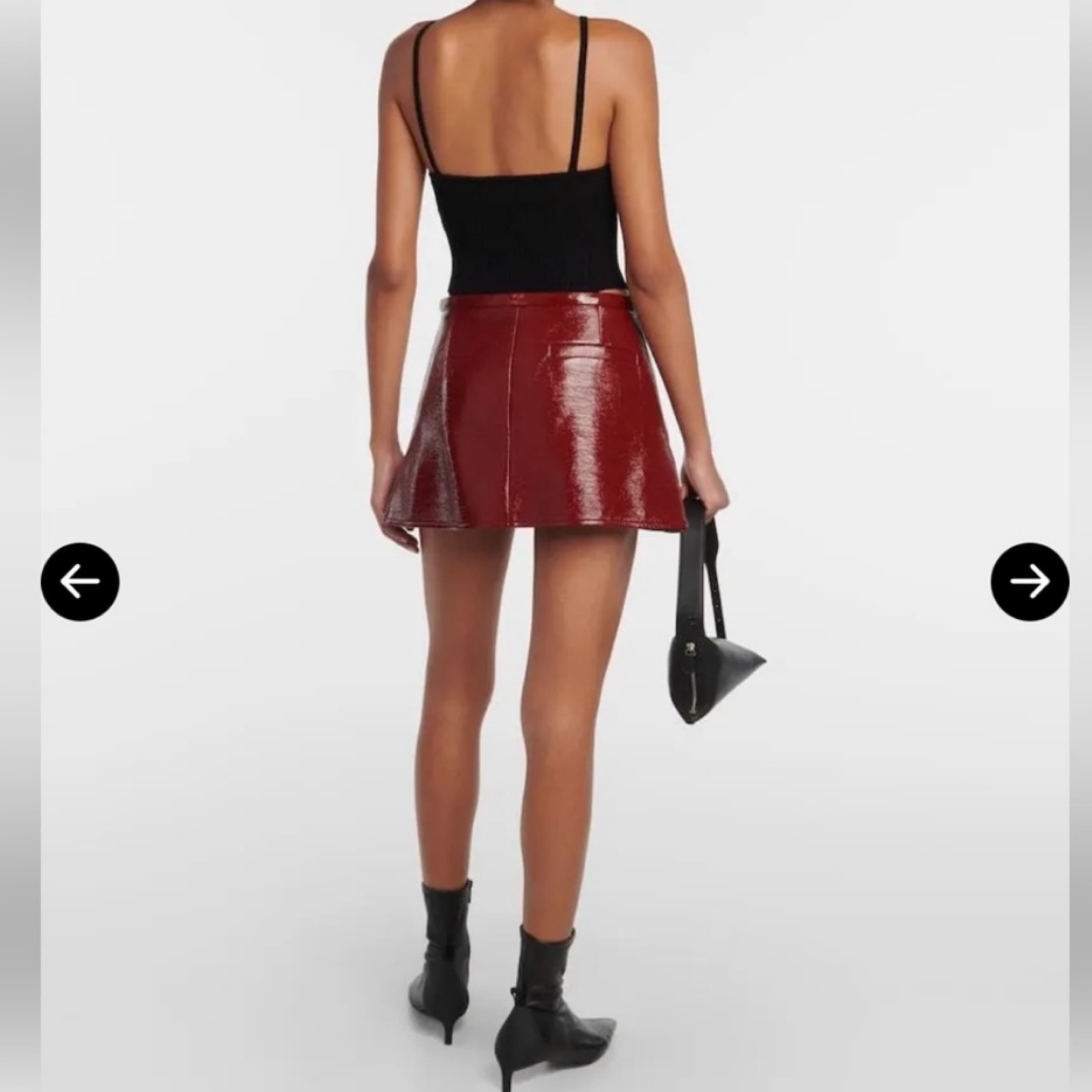 Courreges Vinyl Skirt   - Image 3