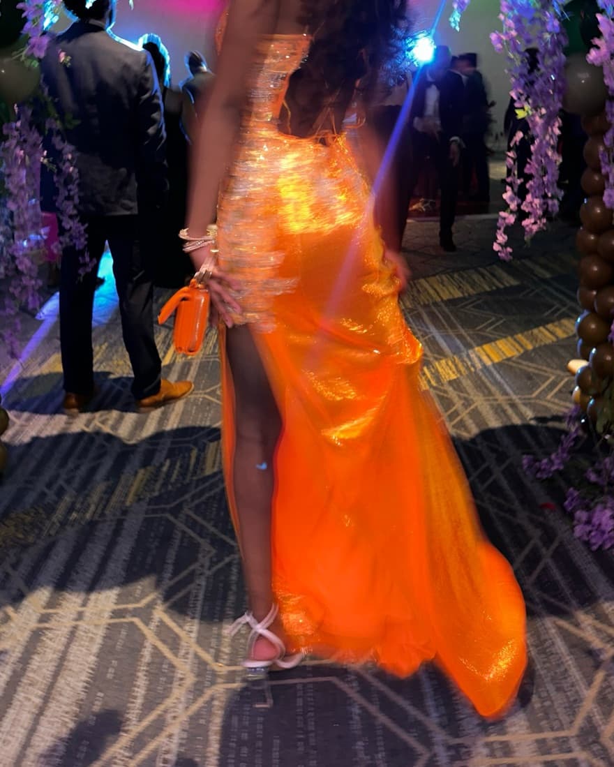 Orange Formal Dress - Image 6