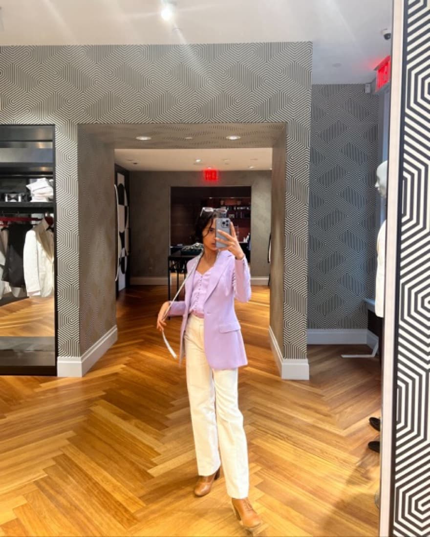 Lilac Suit Jacket  - Image 1