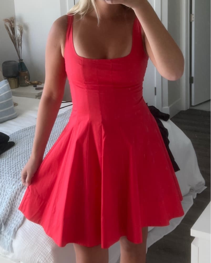 STAUD Mini Wells Dress - Image 6