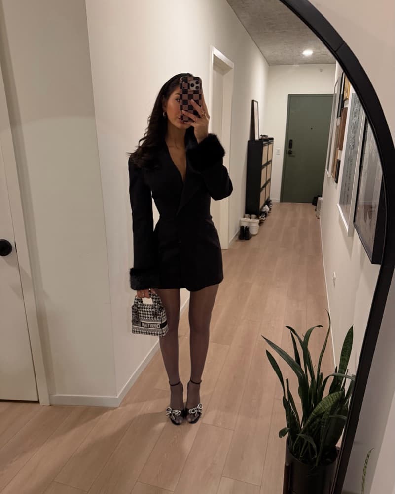 Black Revolve Blazer Dress - Image 1