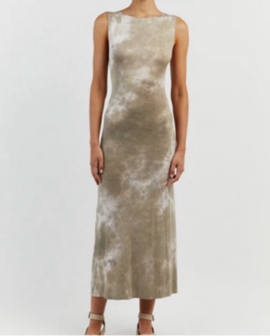 DISSH Tie Dye Midi In Casper Moss - Image 1