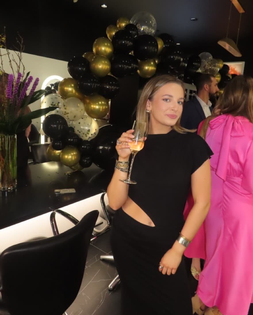 Reformation Black Cutout Maxi Dress - Image 3