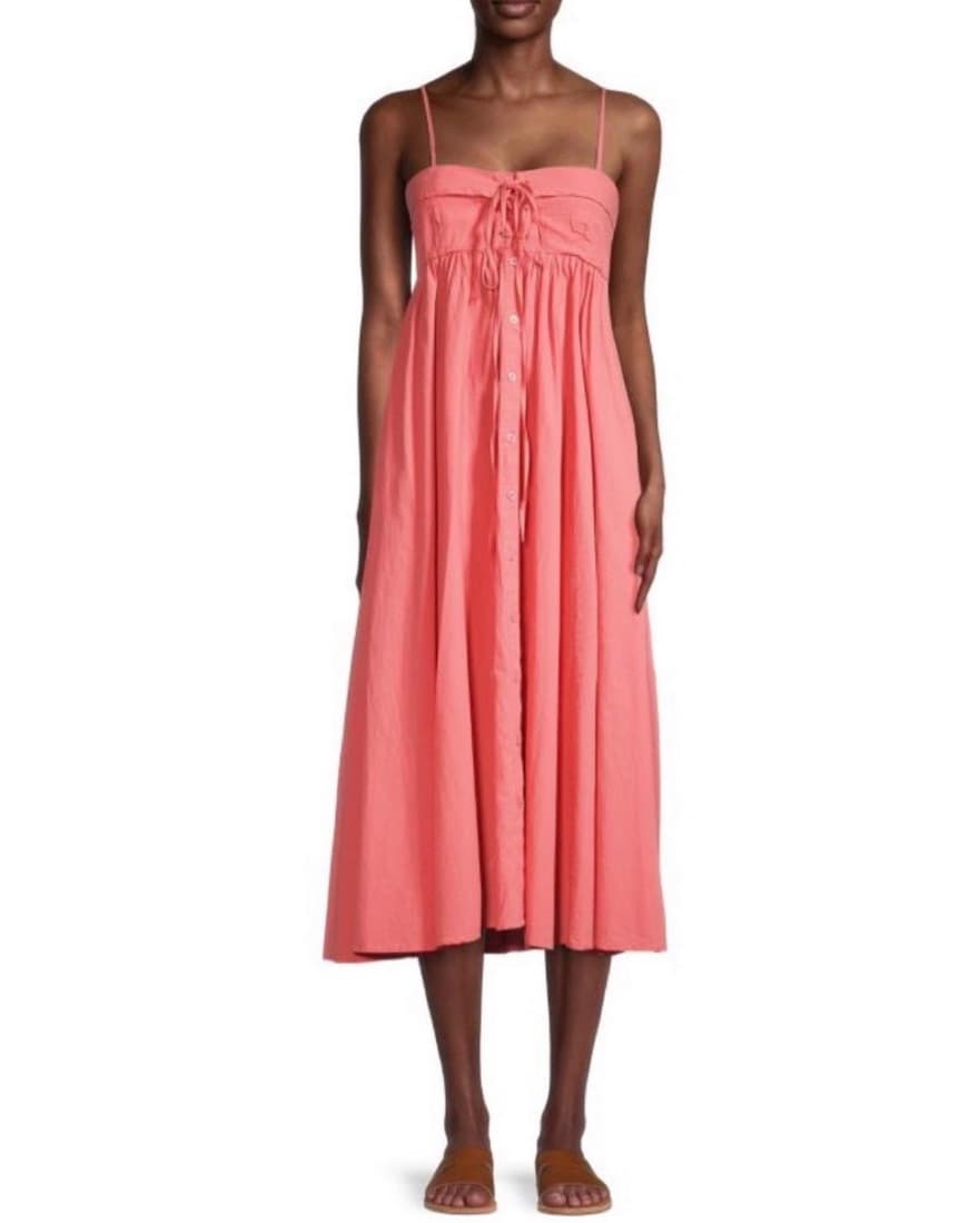 Saks 5th Lace Up Midi Dress  - Image 1