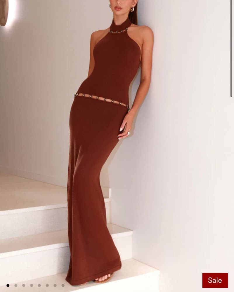 Opaline Knit Maxi Dress  - Image 3