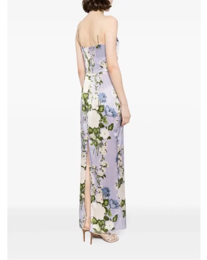 Reformation Frankie Silk Satin Dress - Image 2