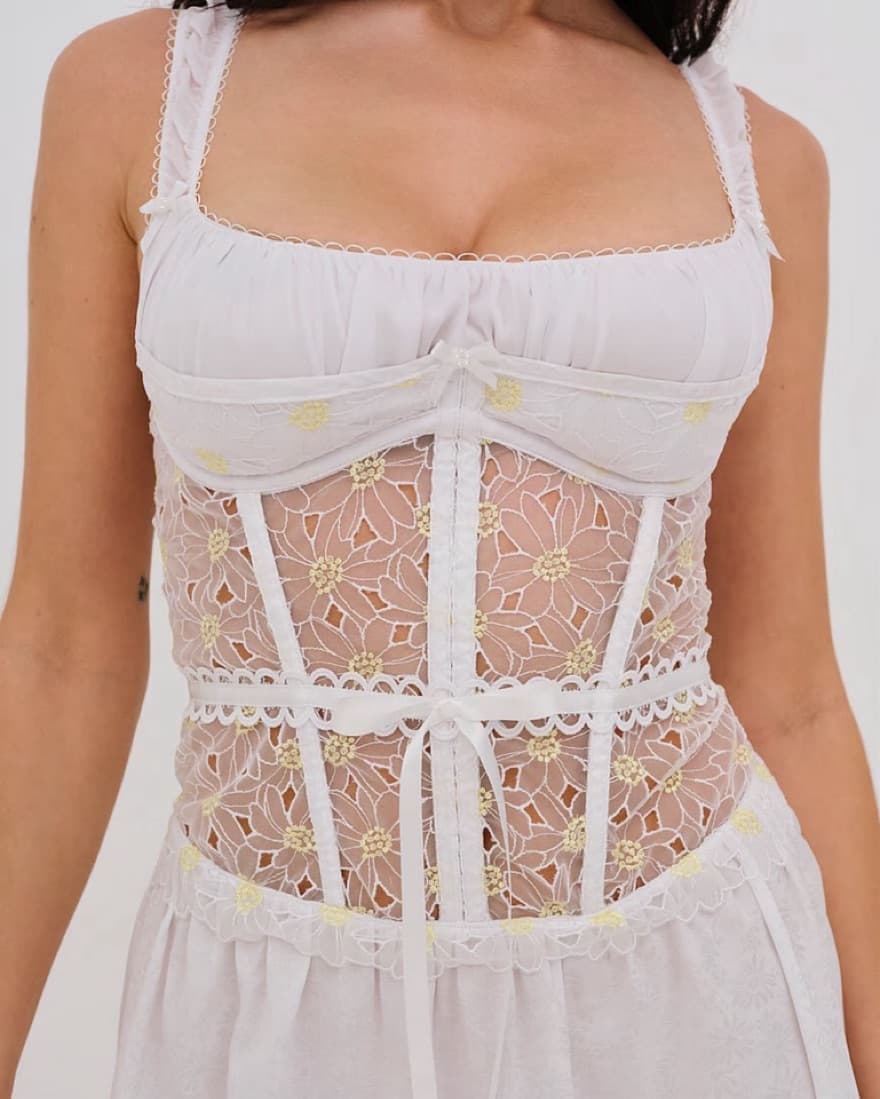 For Love And Lemons Christy Slip Dress - Image 3