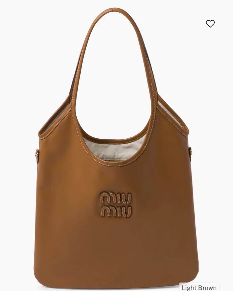 MIU MIU Ivy leather Tote - Regular  - Image 1