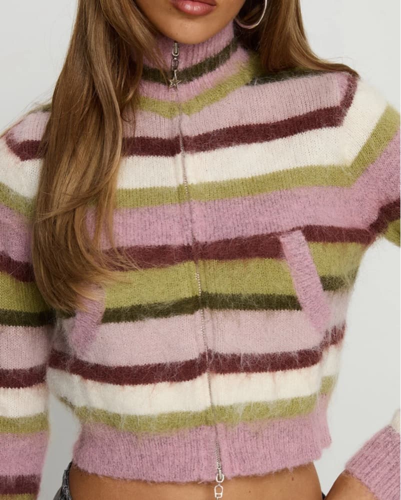 Princess Polly Knit Zip Up  - Image 4