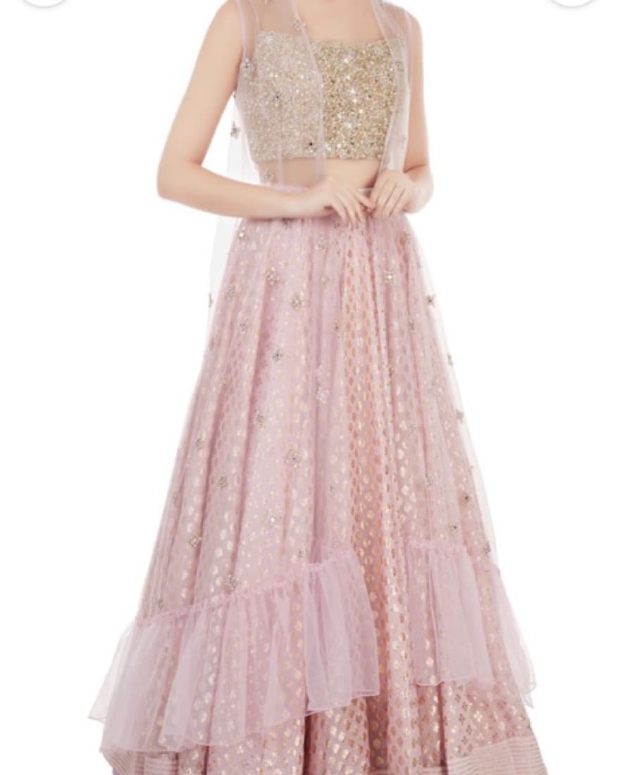 Designer Indian Wedding Guest Lehenga - Image 2